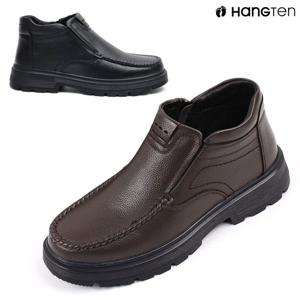 행텐 HT-6026 천연 소가죽 따뜻한 겨울 남자 부츠 기모안감 워커