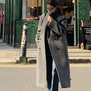 [블랙퀸] 에이린 데일리 클래식 롱 코트 blk004345