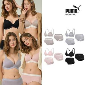 [폰드그룹][푸마] 여성 릴렉스 브라 팬티 세컨팬티 12종 세트