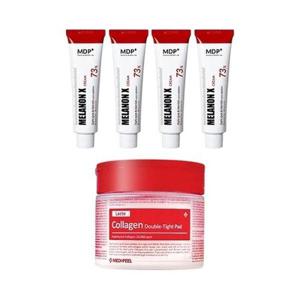 [메디필]메디필 MDP 멜라논 엑스크림 30g x4 + 레드락토 콜라겐 앰플 패드 70매_23836938_671481