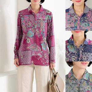 [엄마옷 로즈맘] 레모반오픈카라약기모티셔츠