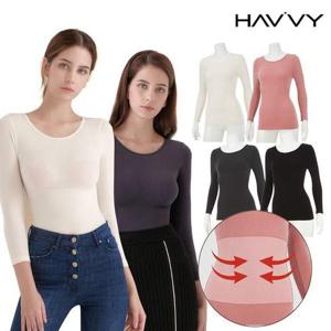 [하비]4종 심리스 배쏙보정 히트택 내복 발열내의(100/105)