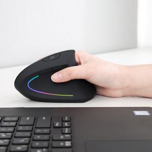 [ VIP 특가 I 스마텍 ] 무선 2.4GHz 손목보호 버티컬 마우스 I 인체공학 설계  STM-V1000