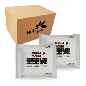 [넛츠피아] 세븐믹스 프리미엄 코코넛 하루견과 60봉 실속형 견과류
