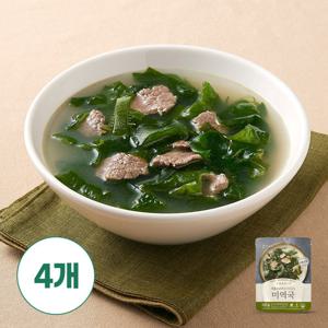 [진한식품]참스토리 사골소고기 미역국 500g X 4팩