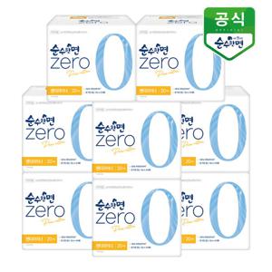 순수한면 생리대 제로 롱팬티라이너 20P x 8팩