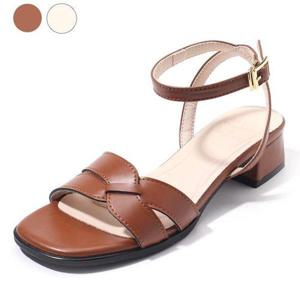 갤러리아_SAERA 세라 여성 샌들 C23S416 브라운 4.5CM