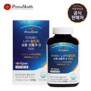 [마더네스트] 프라임헬스 노르딕 알티지 슈퍼오메가-3 1000 180캡슐 (6개월분)
