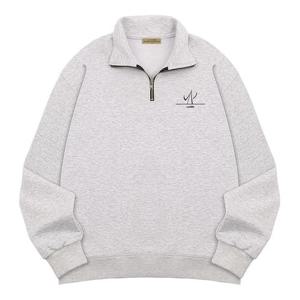 엘라모 쭈리 반집업 카라 오버핏 맨투맨