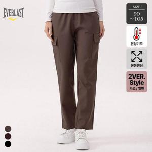 [홈쇼핑상품] 에버라스트 겨울 여성 본딩기모 루즈핏 밴딩바지 방한팬츠 Bon-2579