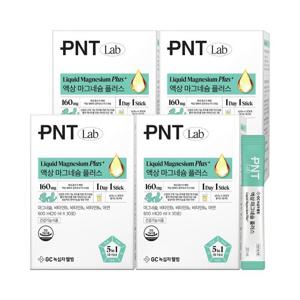 GC녹십자웰빙 PNT 액상 마그네슘 플러스 30포 4박스