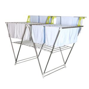 [스틸아트] 튼트니 빨래건조대 더블슈퍼라지/부착형행거 2개 포함