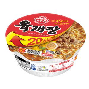 오뚜기 육개장 사발면 104g x 24개