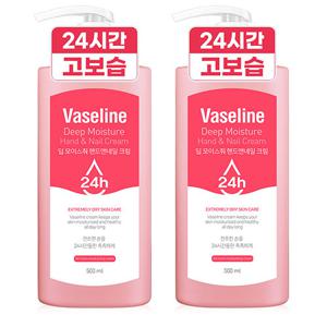 바세린24h 고보습 핸드크림 대용량 500ml 2개입 세트 / 선물세트
