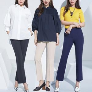 [쫀쫀+탄탄 젤리팬츠!!] 라이크라 고탄력 세미플레어 팬츠/바지 (55/66/77/88)