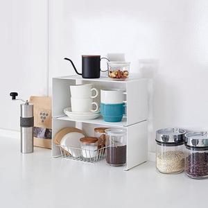 철제 적층 선반 부엌 싱크대 조미료 다용도 정리수납 (W9B96A5)