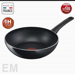 갤러리아_테팔 풀와이드 인덕션 티타늄 제너러스쿡 볶음팬,웍 28cm