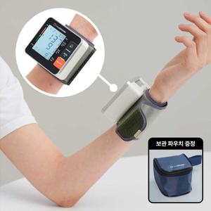 [비타그램] 자동 전자 가정용 혈압계 손목밴드형 혈압측정기 + 전용보관파우치 PG800A11
