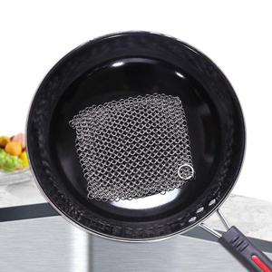 반영구 스텐수세미 사각 무쇠팬 주물팬 불판 세척체인 (WFEDC7F)