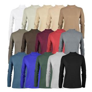 [홈쇼핑 판매상품] 겨울 여성 기모 하프넥 티셔츠 15종택1