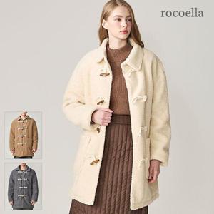 [로코엘라] 마일 뽀글이 남녀공용 더플 하프코트