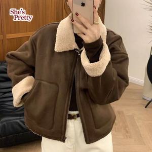 [쉬즈프리티] 더쉬즈양털무스탕 L까지_여성코트