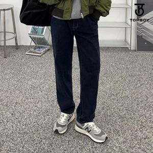 히트웜 피치기모 일자핏 스판 데님 팬츠 (KD068)