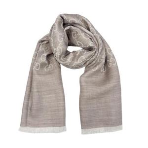 구찌 울 실크 스카프 165904 3G646 9500 베이지 투톤