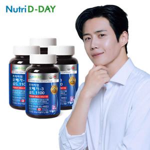 [뉴트리디데이] 프리미엄 오메가3 골드1100 4병 (총 12개월분)