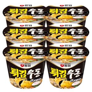 [농심] 튀김우동 큰사발 6개