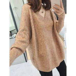 [리블리크]브이넥 루즈핏 니트_RA3LK008