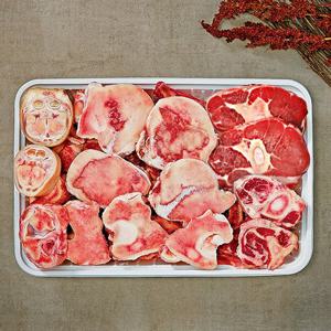 [국제식품]한우 보신세트 1호/5kg(한우잡뼈+한우사골+한우통사태+한우족)