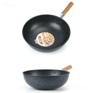 후라이펜 마블 코팅 중국식 웍 볶음팬 튀김팬 32x11cm 16호 주방필수템