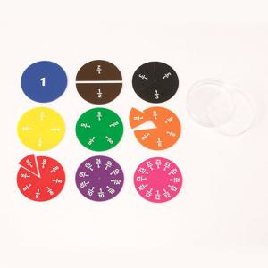 [EDX] 분수파이퍼즐51피스 어린이 유아 과학 수학 학습 교구