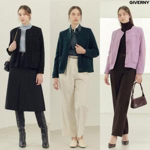 [지베르니](론칭가 69,900원) 트위드 울 자켓