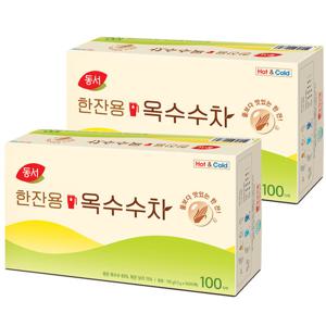 동서 한잔용 옥수수차 100T X 2개
