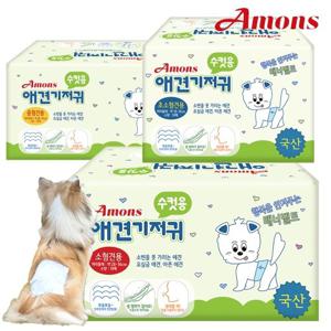 아몬스 강아지기저귀 반려견 수컷용 애견기저귀 10매