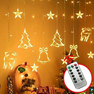 리모컨형 UBS 크리스마스 줄조명 가랜드 장식 3.5m 트리전구 야외 대형 트리조명전구