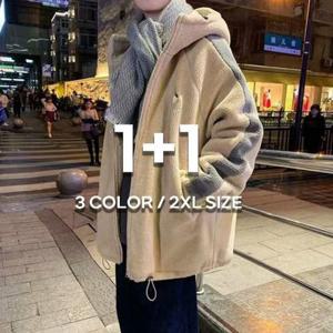 [노멀쉐이크]1+1 쉐르파 남자퍼자켓 보아털후리스_NMS