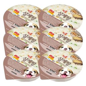 논다 전복삼계탕 120g 6개입 반려견전용 강아지간식