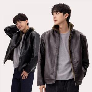 [리빌모아]겨울 남자 기모 가죽 레더 무스탕 자켓 DMES-JKW-STS14292822