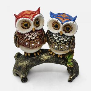 [박씨상방] 청실홍실 고목 부엉이(중) 장식품