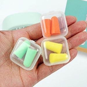 귀마개 수납 케이스 포함 산업현장 취침용 소음 차단 귀 마개 (WFK6A7E)