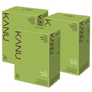 맥심 카누 말차 라떼 24T x 3개