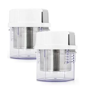 [하이로] 빅스텐  대용량 짤순이 2.4L (스텐망) 2개 오이지 채소 나물 야채 탈수기