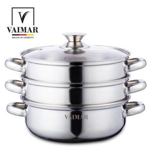 바이마르 엔틱 스텐 3단찜기 24cm
