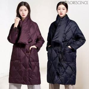 [플로레센스]퀼팅터틀롱패딩+목도리(2종)