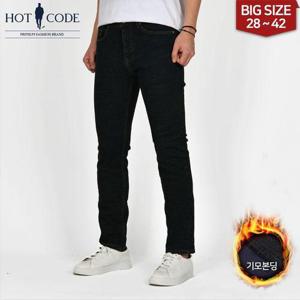 [핫코드]남자 겨울 기모 청바지 빅사이즈 워싱진  421
