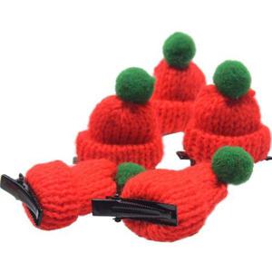 [키드아이템]방울 모자 머리핀 (1p) 털모자 크리스마스 성탄절 머리핀