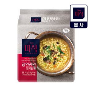 The미식 장인라면 담백한맛 112g 4개